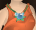 Summer Green Triple Bubble Necklace