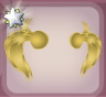 Corn Cob Yellow Pixie Ponytails Back.Png