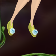 Daffodil Yellow Bubble Top Slippers