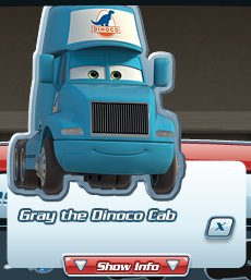 Gray the Dinoco Cab