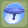 Eggshell Tea Table Bluebell Blue.Png