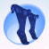 Leaf Topper Boots Peacock Blue.Png