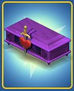 Huntsman's Heartless Hamper Chair Color Purple