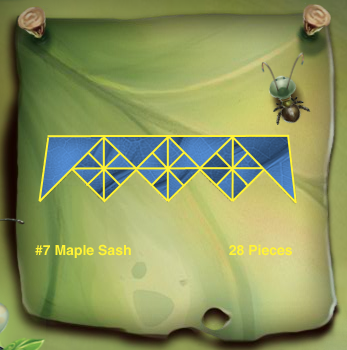 Maple Sash Pattern Placement