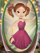 Cherry Brown Pixie Ponytails Back