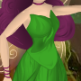 Tinker Bell Green Hibiscus Top