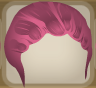 Watermelon Pink Pulled Back - Wavy.Png