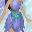 Robin Egg Blue Wax Leaf Sash