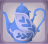 Forget-Me-Not Blue Butterfly Teapot.Png