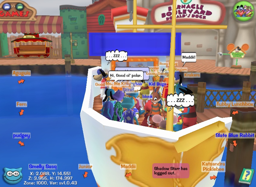 Screenshot from the original Fill A Boat day