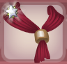 Nutmeg Brown Camp Pixie Dust Kerchief with Crimson Red Trim (Sparrow Man).png