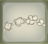 Carnation White Buttercup Barrette.Png