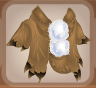 Cinammon Brown Dandelion Button Top.Png