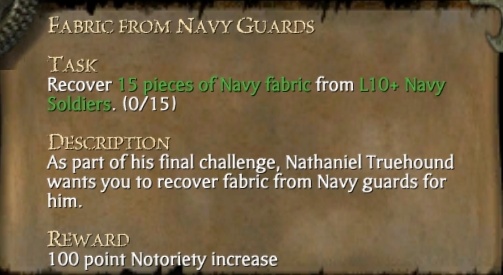 FABRIC FROM NAVY GUARDS