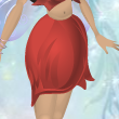 Sunset Orange Buttercup Skirt