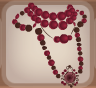 Crimson Red Never Pearl Necklace.Png