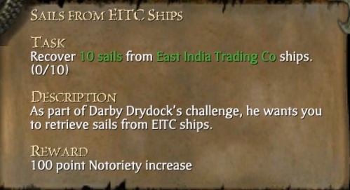 SAILS FROM EITC SHIPS