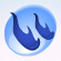 Bubble Slippers Peacock Blue.Png