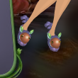 Petunia Purple Chipmunk Slippers