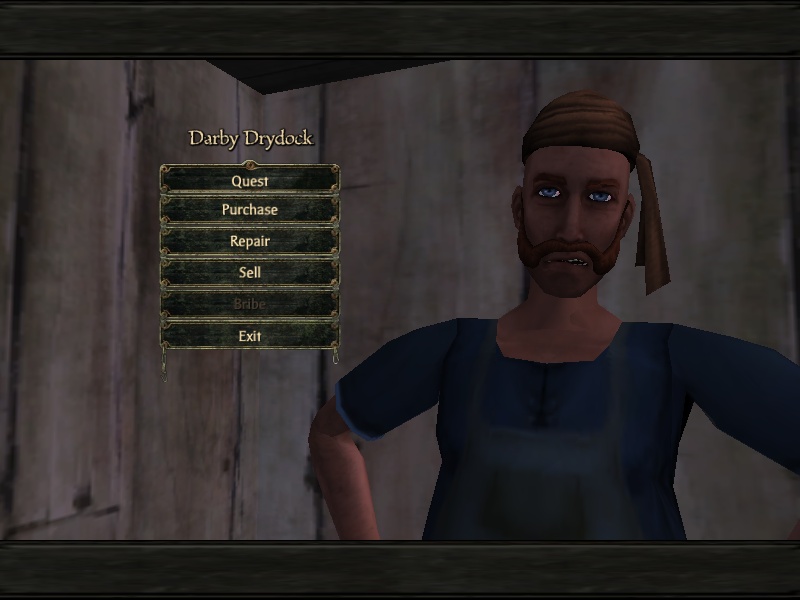 Shipwright Menu
