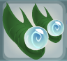 Zucchini Green Bubble Top Slippers.Png