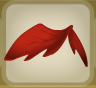 Strawberry Red Oak Leaf Sash.Png