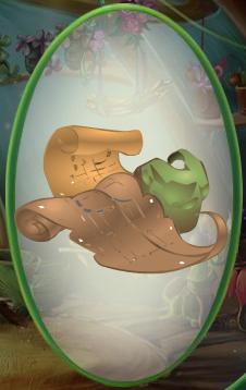 Lettuce Leaf Green Blueprint Scrolls