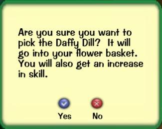 Picking Flowers Confirmation
