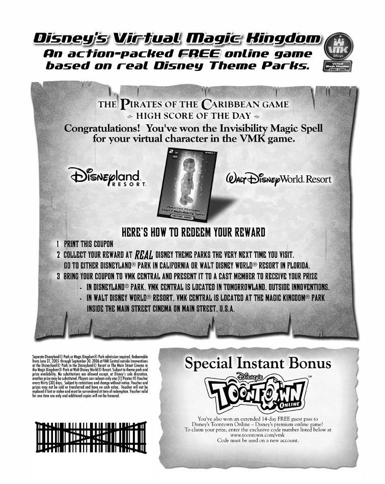 Pirates High Score Award