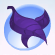 Wax Leaf Sash Violet Purple.Png