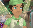 Cinammon Brown Camp Pixie Dust Kerchief with Mint Green Trim (Sparrow Man)