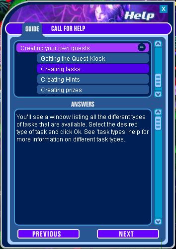 Creating tasks