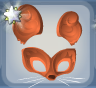 Tangerine Orange Mousey Mask.Png