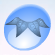 Twirly Leaf Belt Tundra Blue.Png