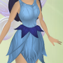 Twirly Leaf Belt Blueberry Blue