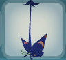 Blueberry Blue Butterfly Sculpture.Png