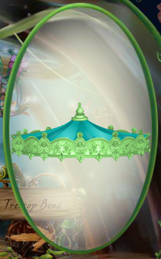 Bright Sky Blue Colorful Carousel Canopy
