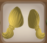 Corn Cob Yellow Thick Ponytails.Png
