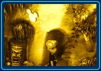 Tiki Room Temple Entrance Hidden Mickey