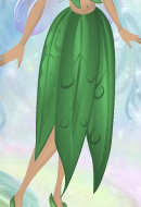 Long Grass Skirt Grassblade Green