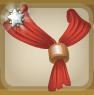 Golden Tan Camp Pixie Dust Kerchief with Sunset Orange Trim (Sparrow Man).png