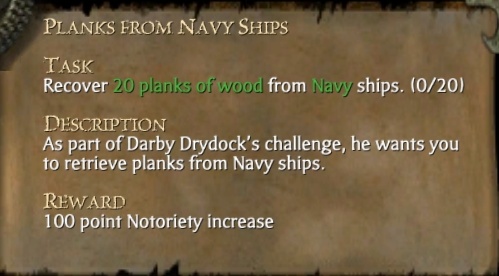 PLANKS FROM NAVY SHIPS