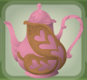 Pink Orchid Butterfly Teapot.Png