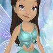 Waterfall Blue Lily Top