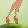 Buttercup Yellow Rose Bud Anklet