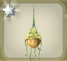 Buttercup Yellow Dangling Blossoms Basket.Png