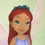 Moonshadow Blue Buttercup Barrette