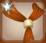 Custard Yellow Camp Pixie Dust Kerchief with Fawn Orange Trim (Sparrow Man).png