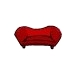 Red Plush Couch