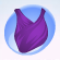 Daisy Wrap Plum Purple.Png